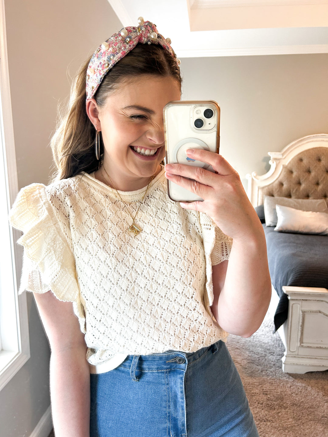 Cotton Field Knit Top