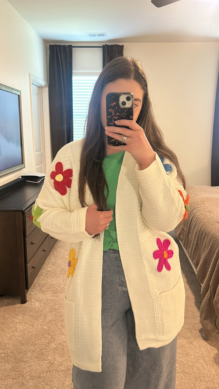 Floral Daze Knit Cardigan
