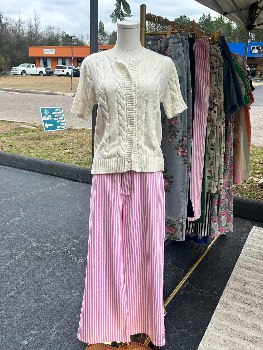 Carolina Stripe Jeans