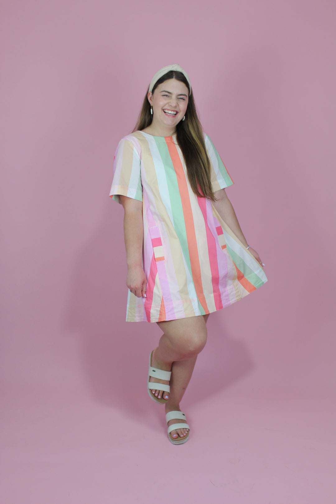 Bold Joy Striped Dress