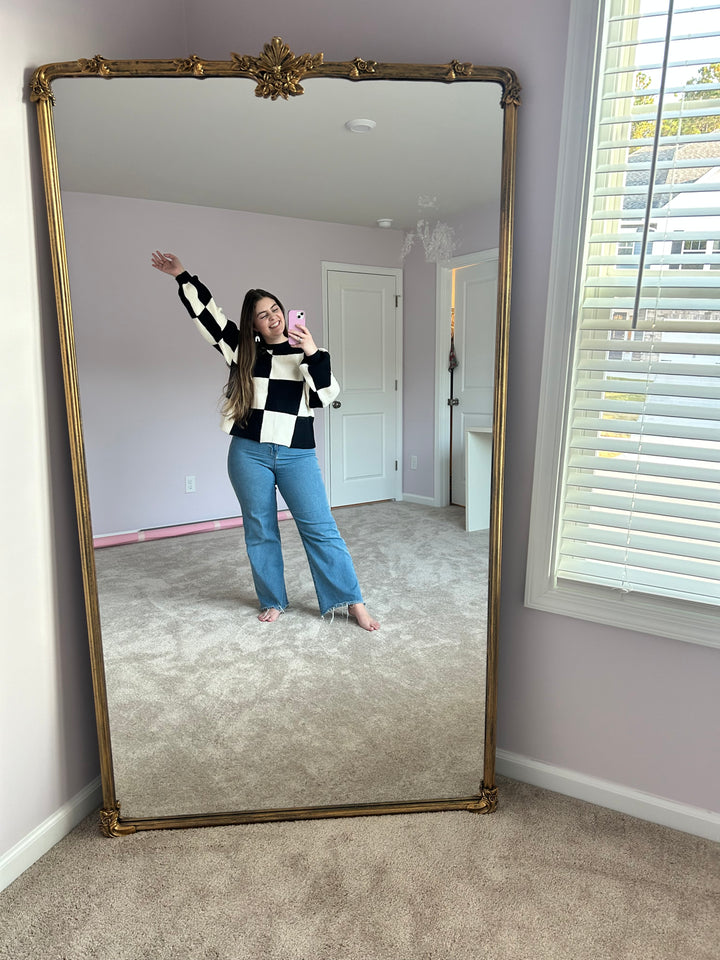 Good Things Checker Sweater