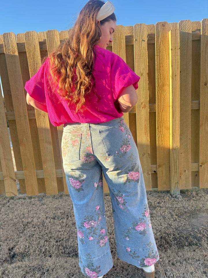 Zing Floral Jeans