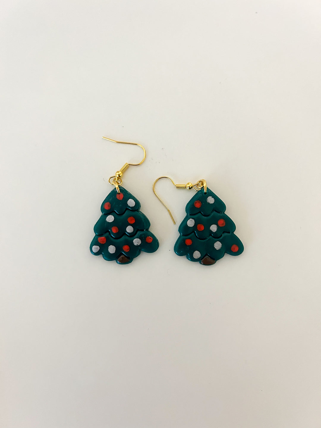 Handmade Clay Christmas Earrings