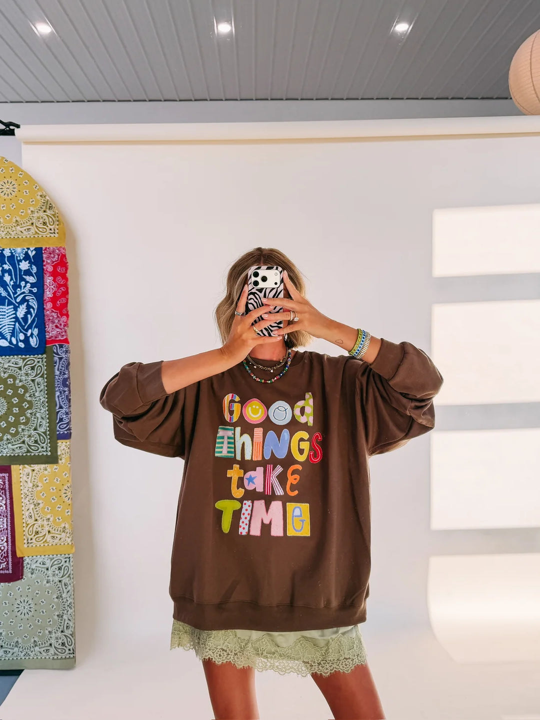 Good Things Take Time Comfy Crewneck