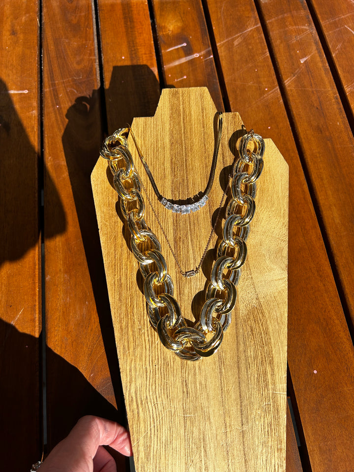 Diamond Snake Chain Necklace