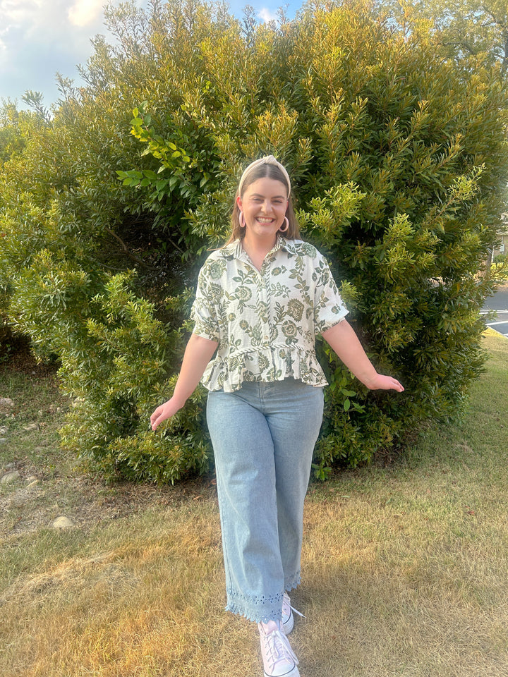 Bright Days Paisley Top