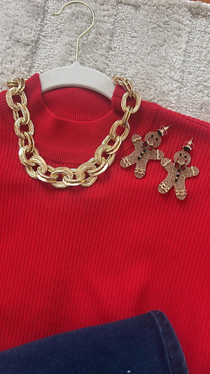 Thick Gold Chain Necklace