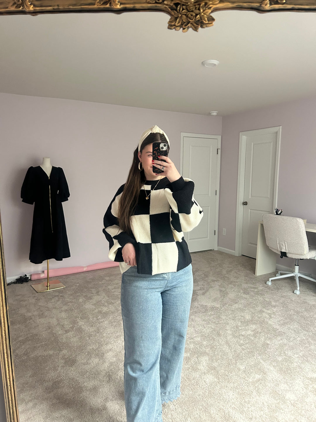 Good Things Checker Sweater
