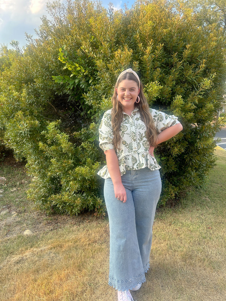Bright Days Paisley Top