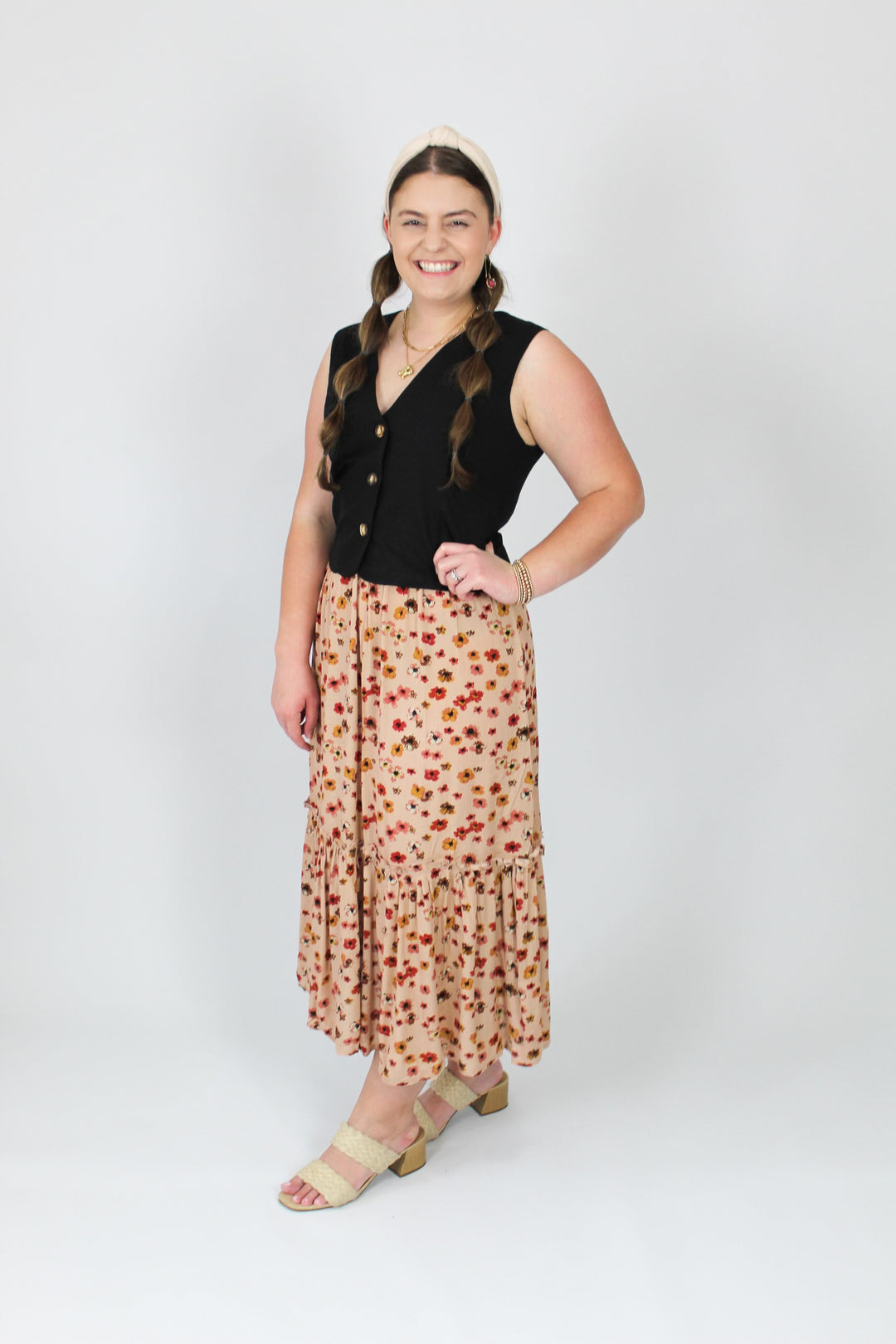 Beautiful Day Midi Skirt