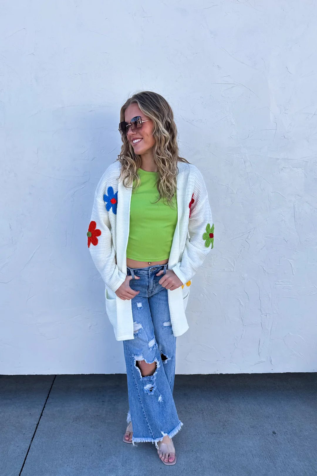 Floral Daze Knit Cardigan