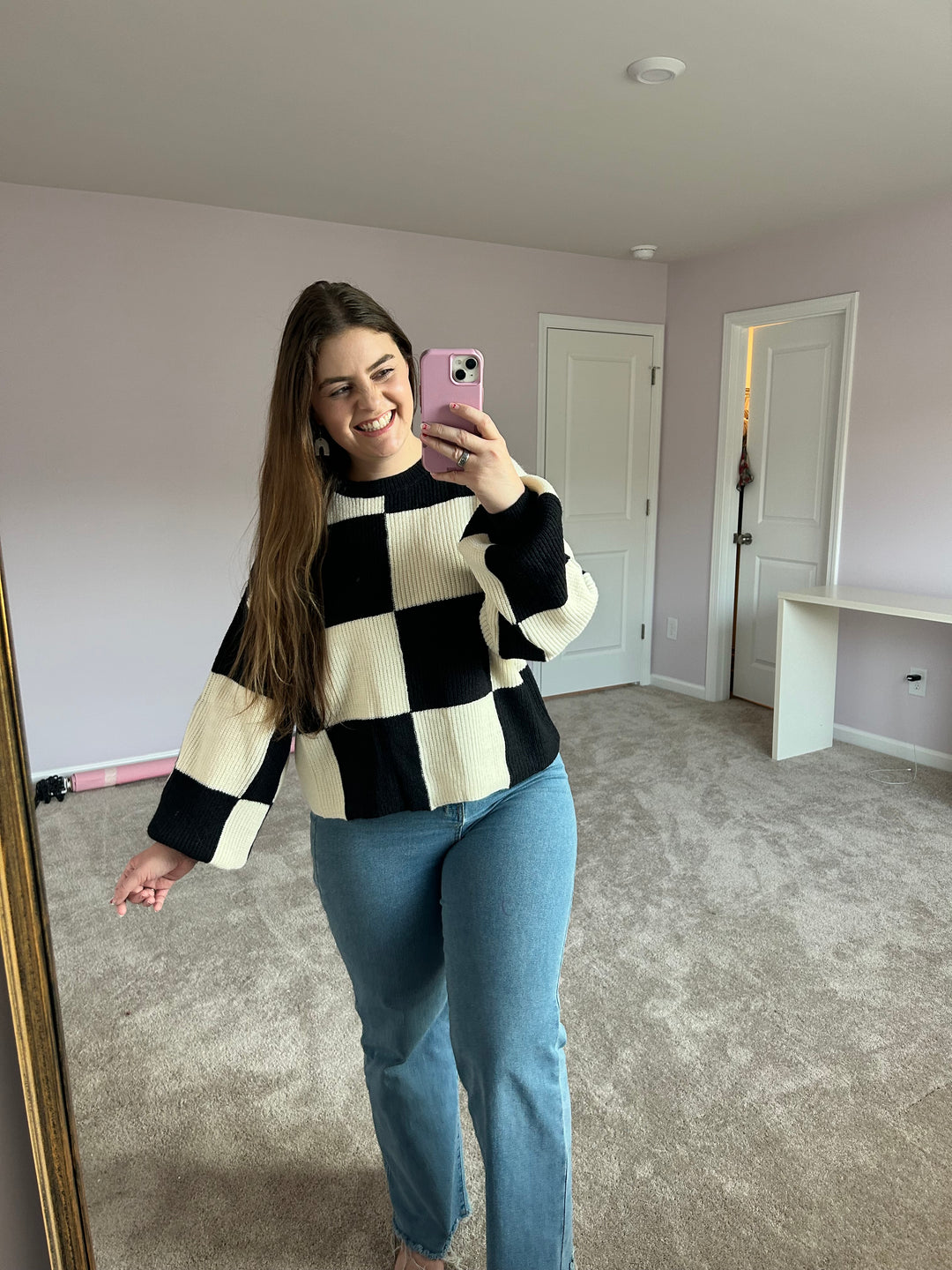 Good Things Checker Sweater