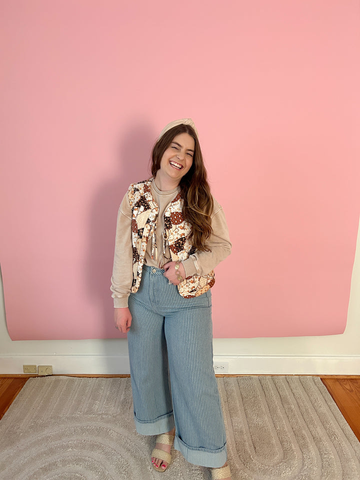 Stitched Up Quilted Vest