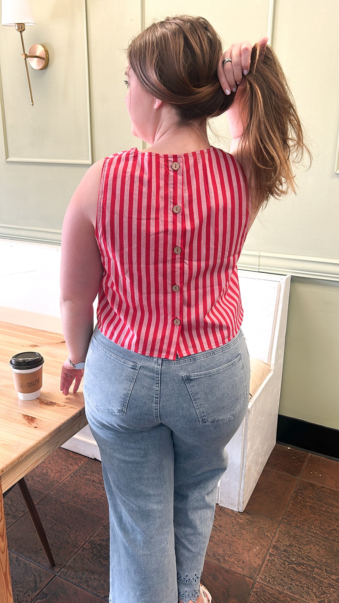 With Love Stripe Top