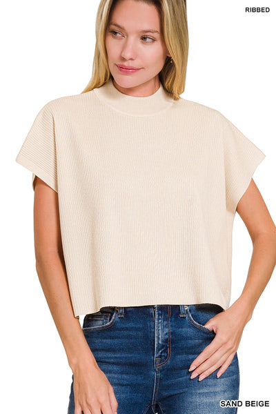 Generous Short Sleeve Sweater