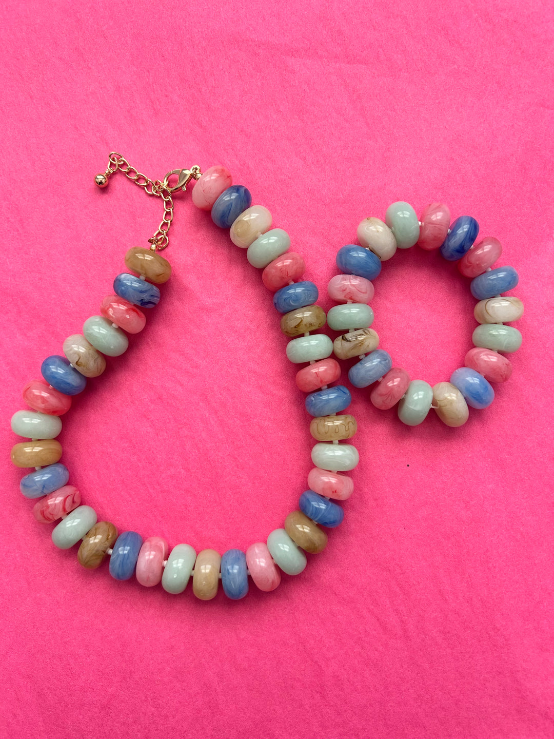 Beaded Marble Bracelets