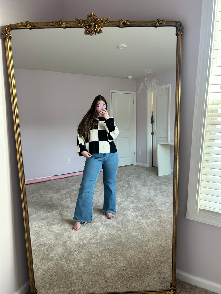 Good Things Checker Sweater