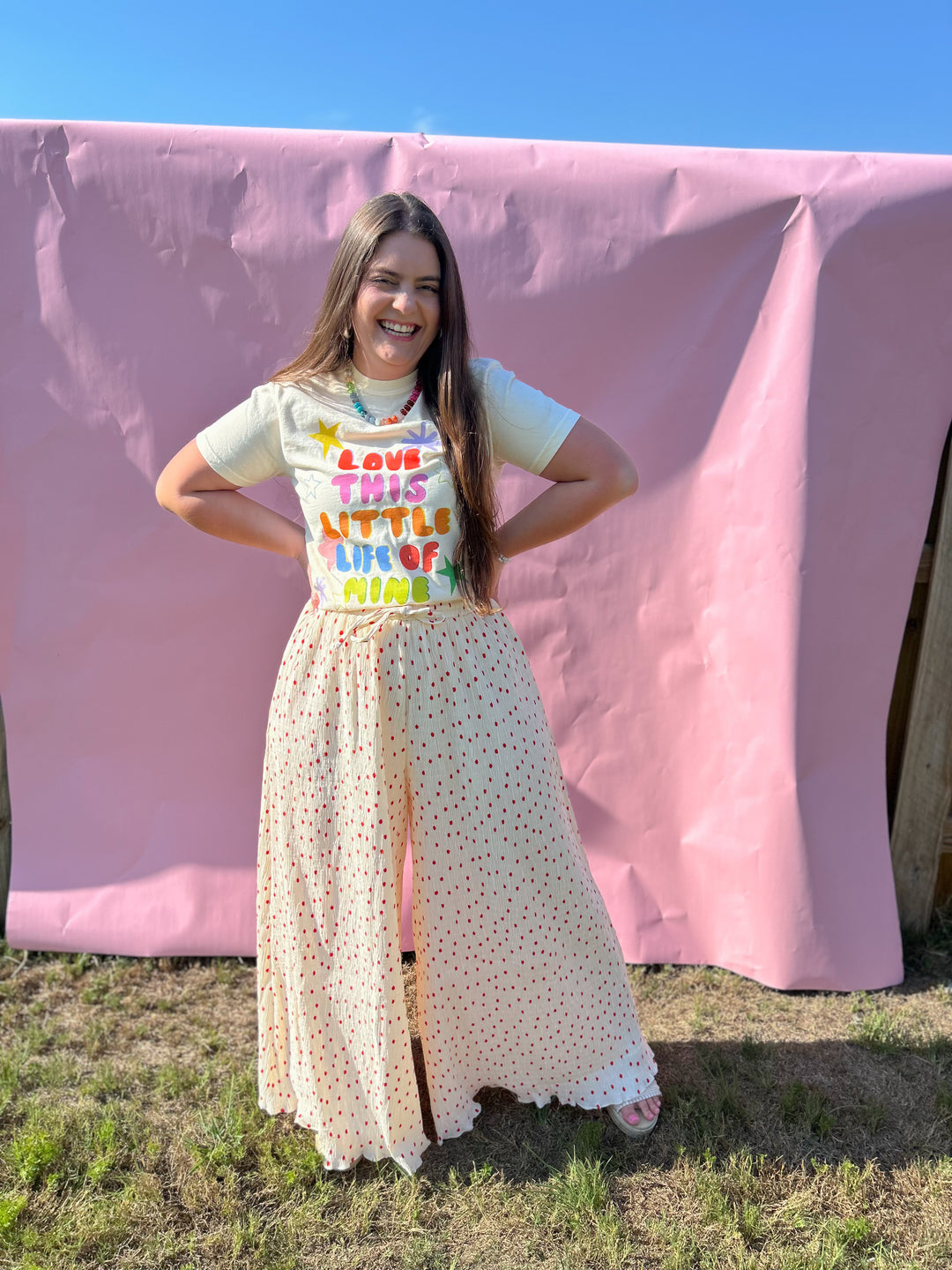 Cherry Pie Wide Leg Pant