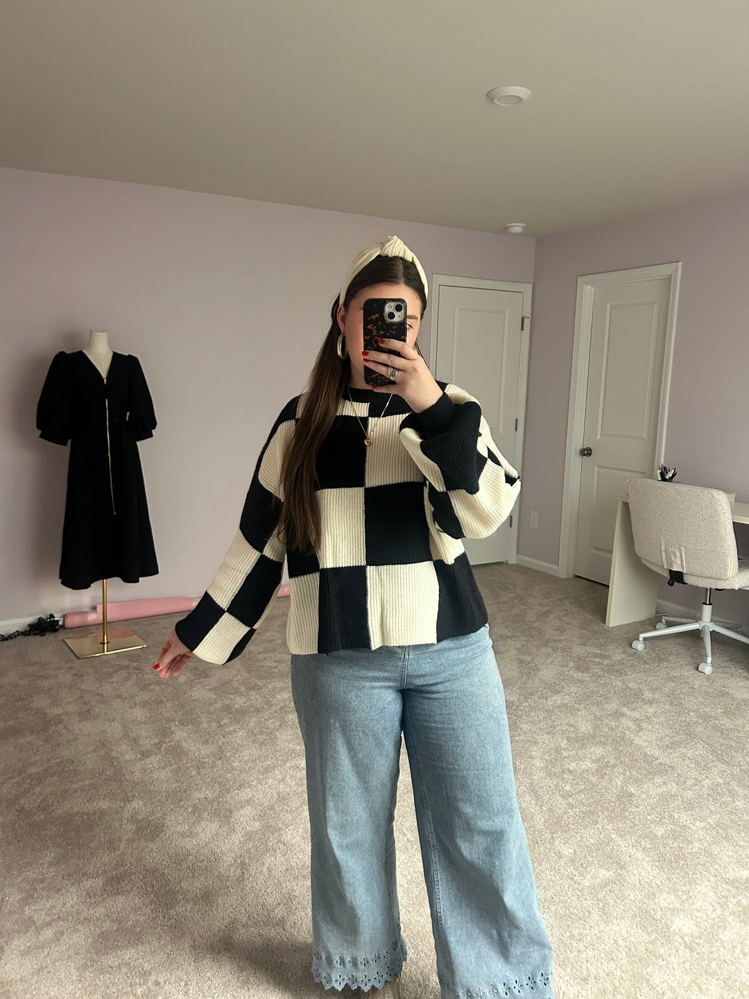 Good Things Checker Sweater