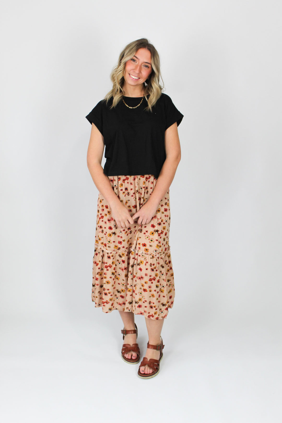 Beautiful Day Midi Skirt