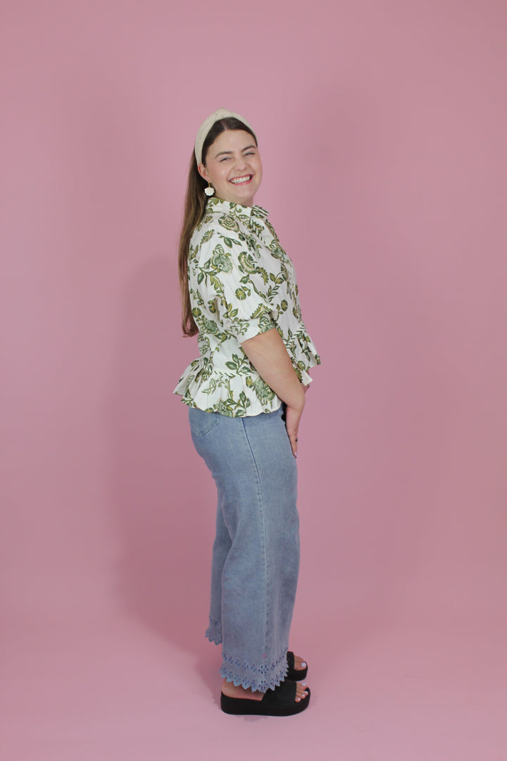 Bright Days Paisley Top