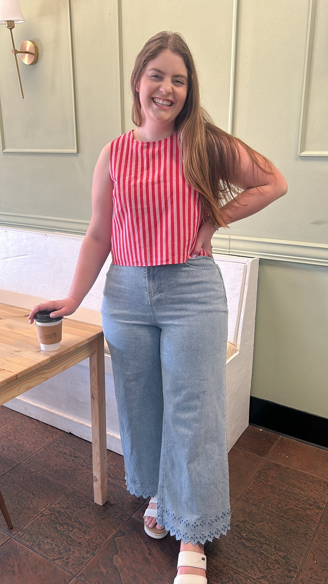 With Love Stripe Top