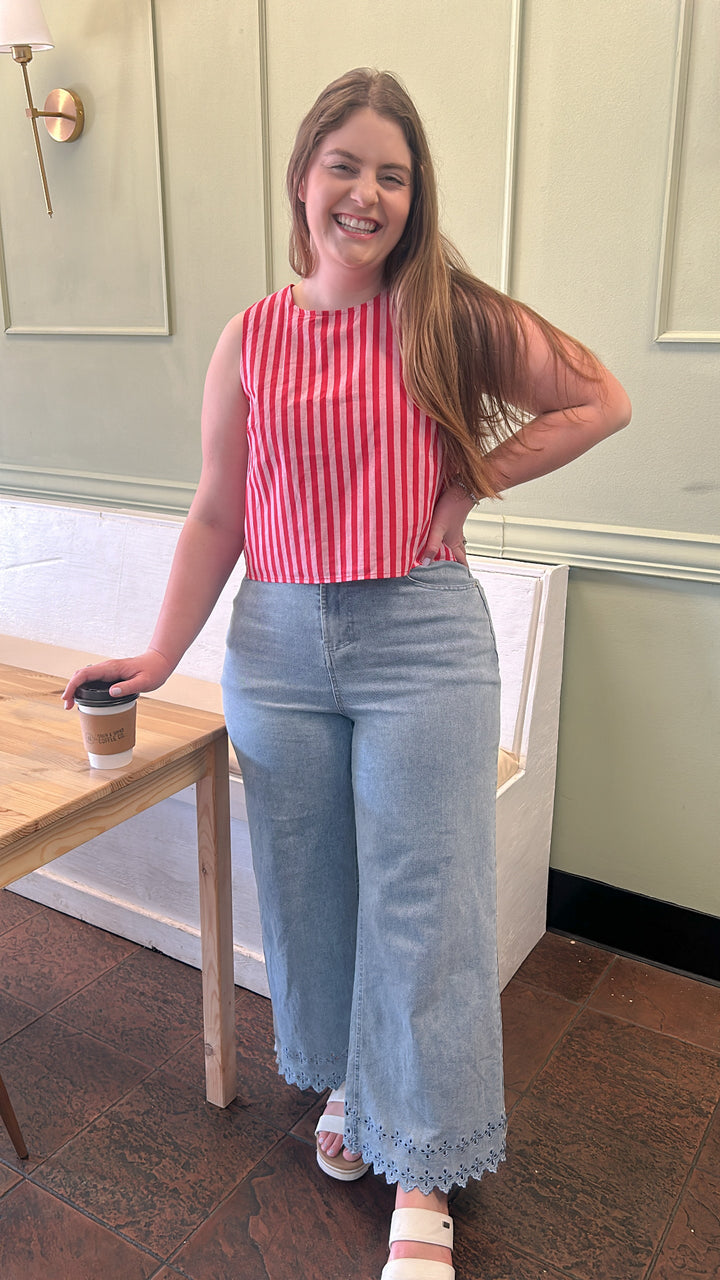 With Love Stripe Top