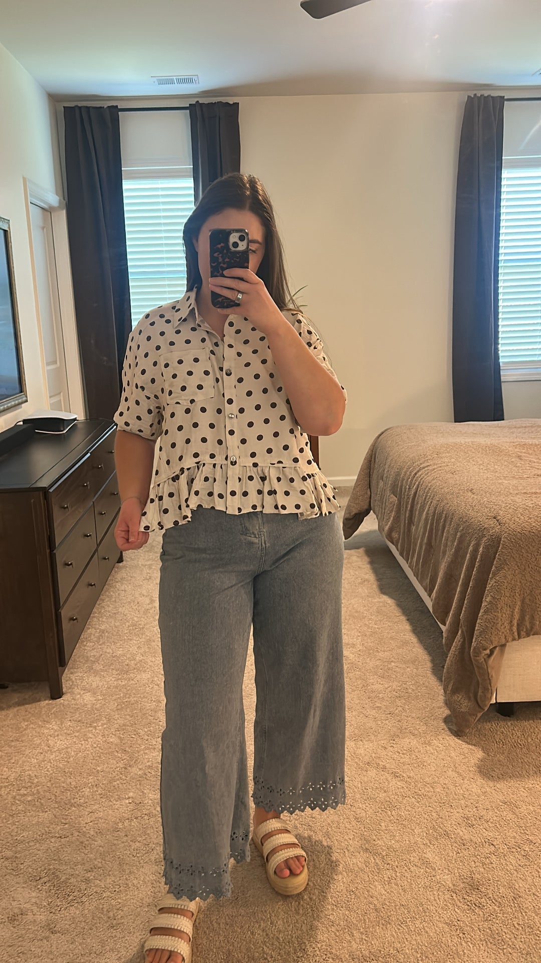Coco Polka Dot Top