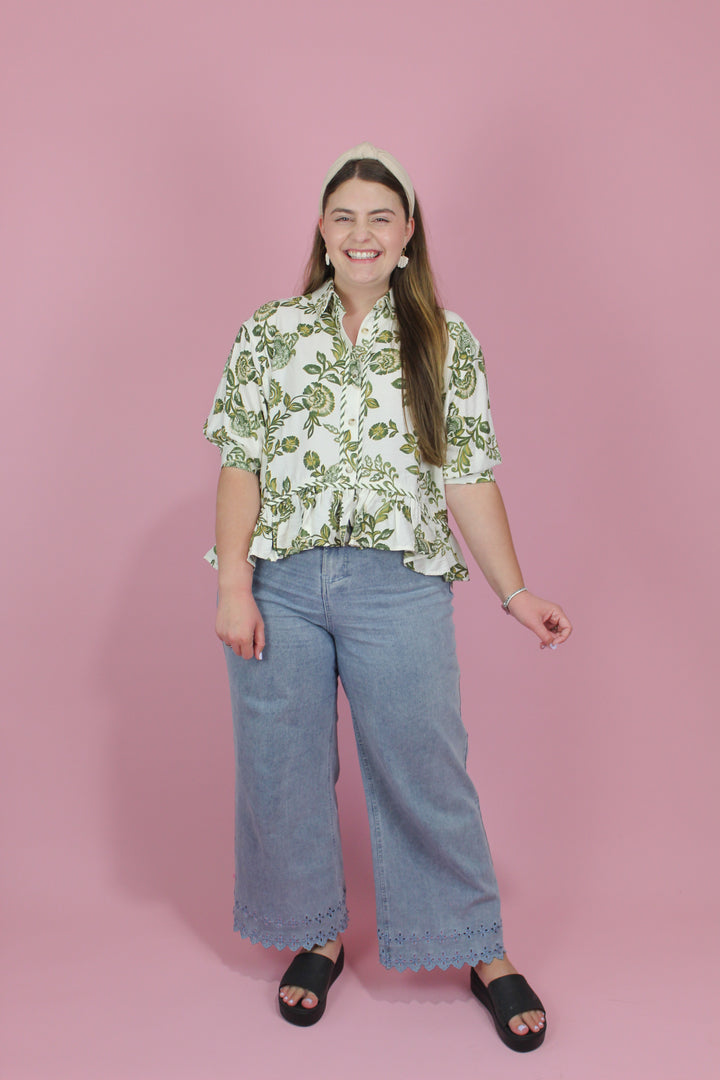 Bright Days Paisley Top