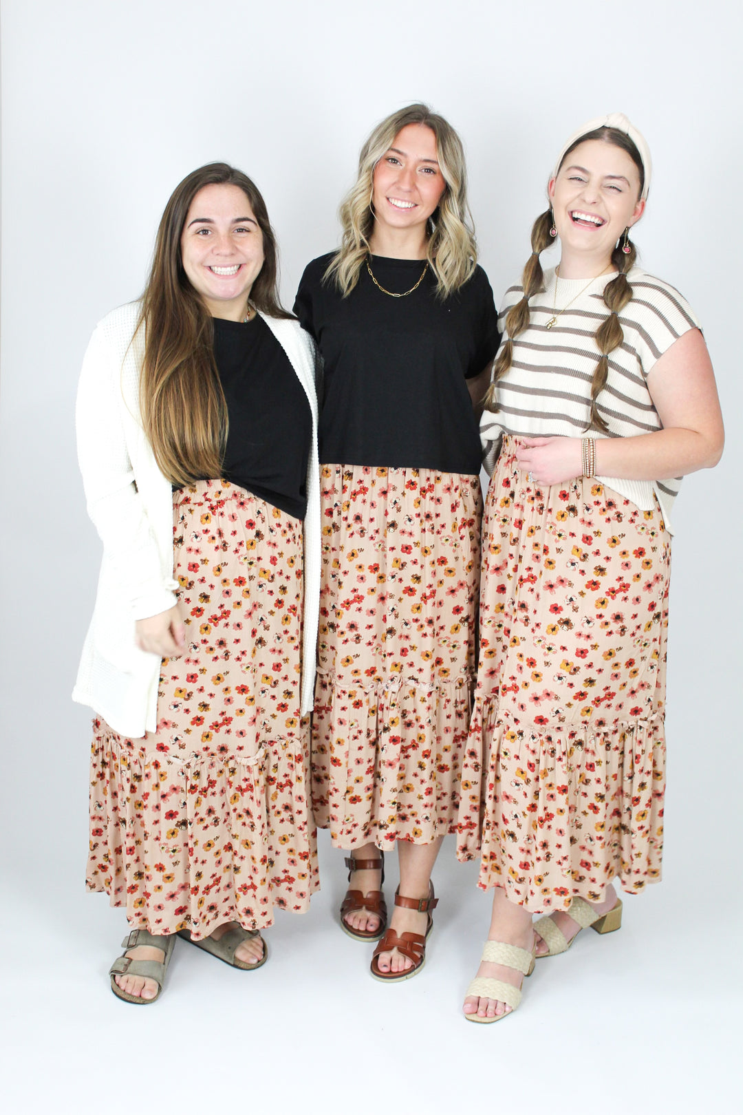 Beautiful Day Midi Skirt