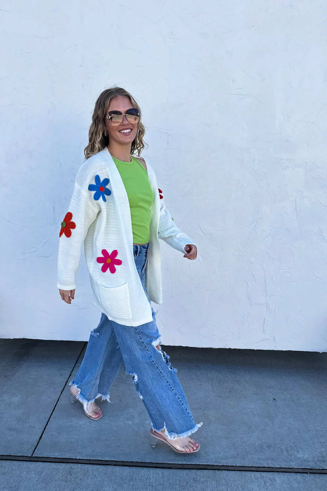 Floral Daze Knit Cardigan