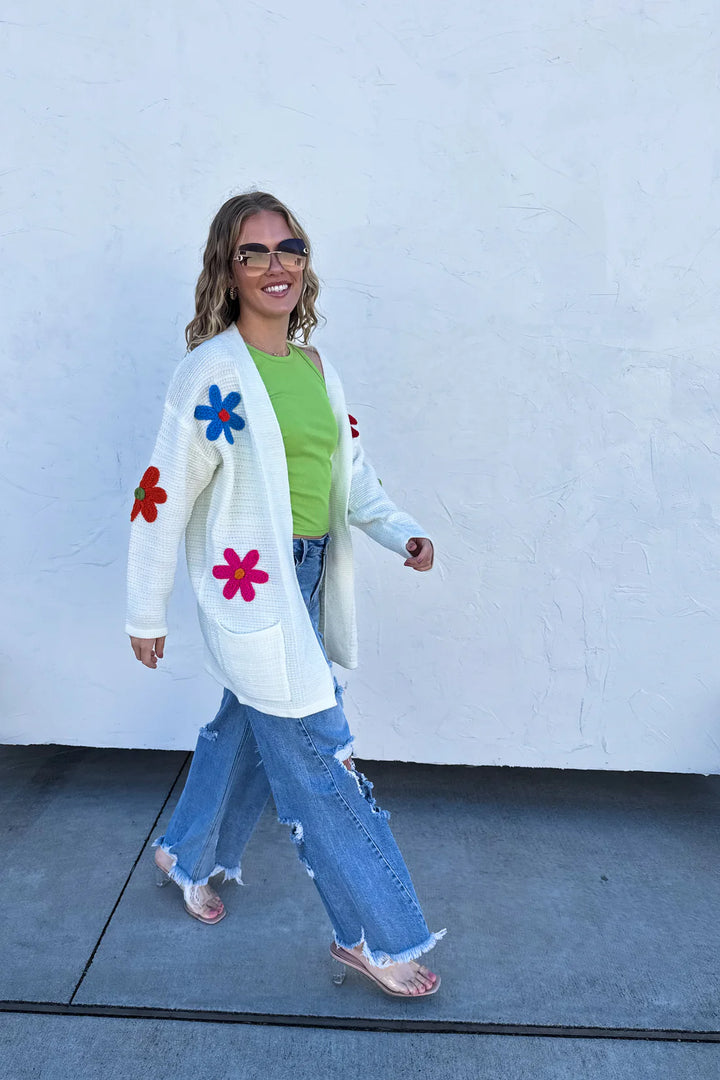 Floral Daze Knit Cardigan