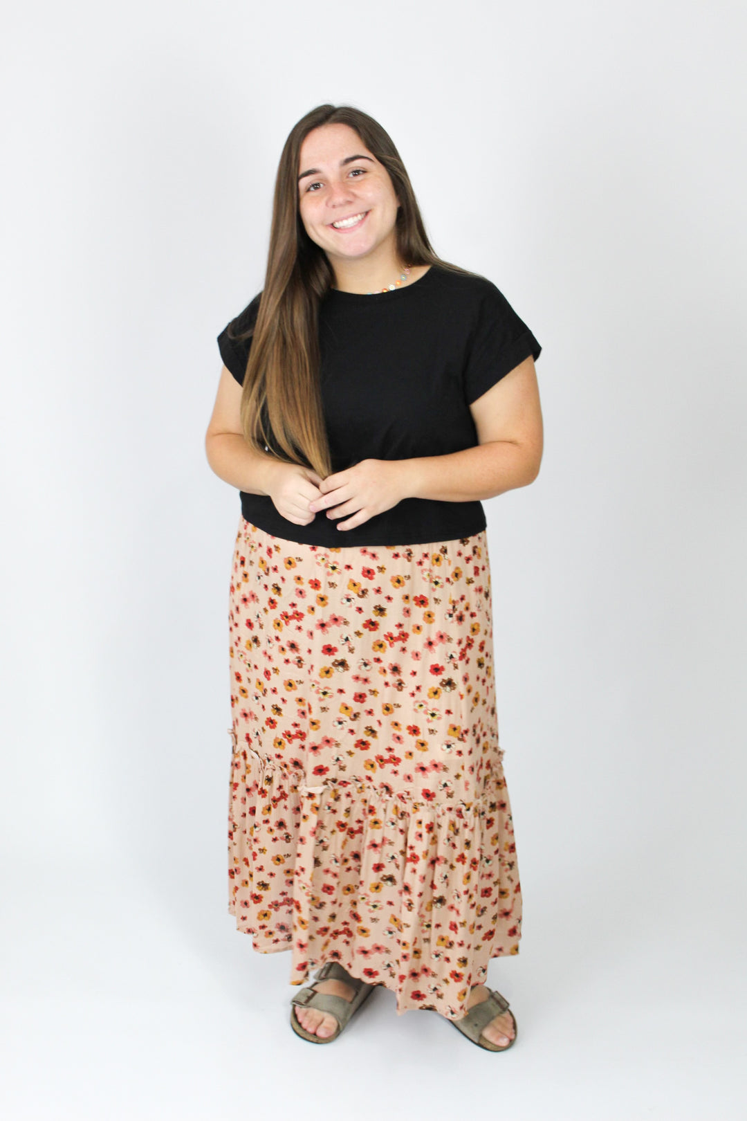 Beautiful Day Midi Skirt