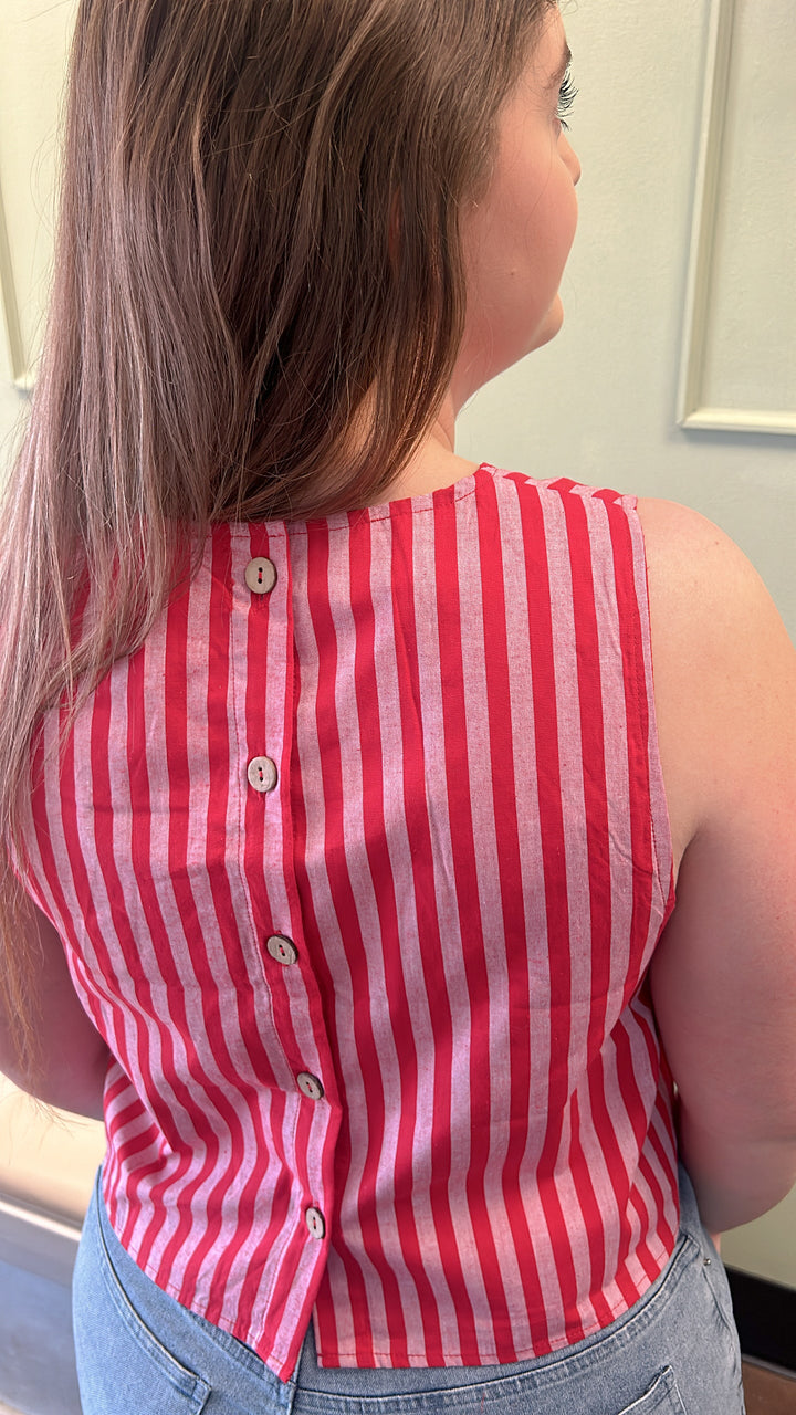 With Love Stripe Top