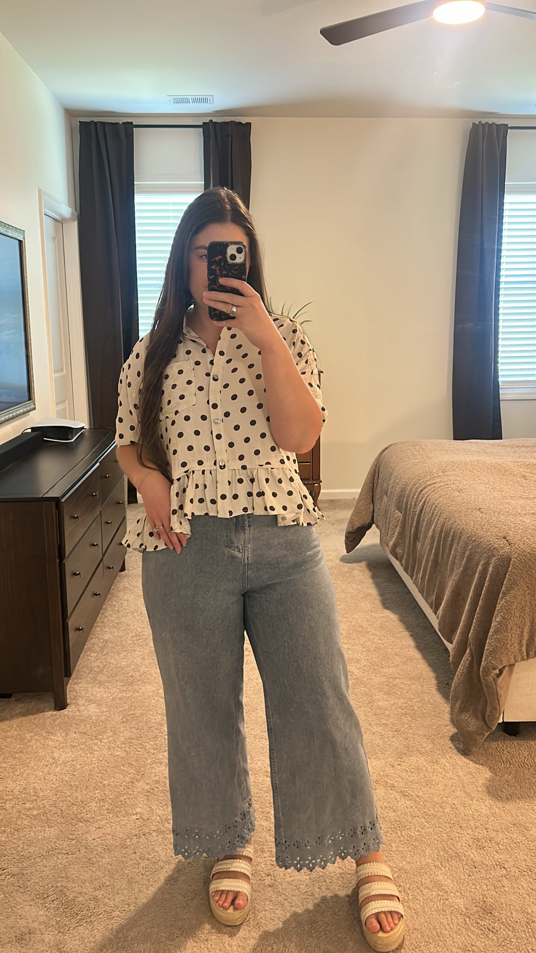 Coco Polka Dot Top