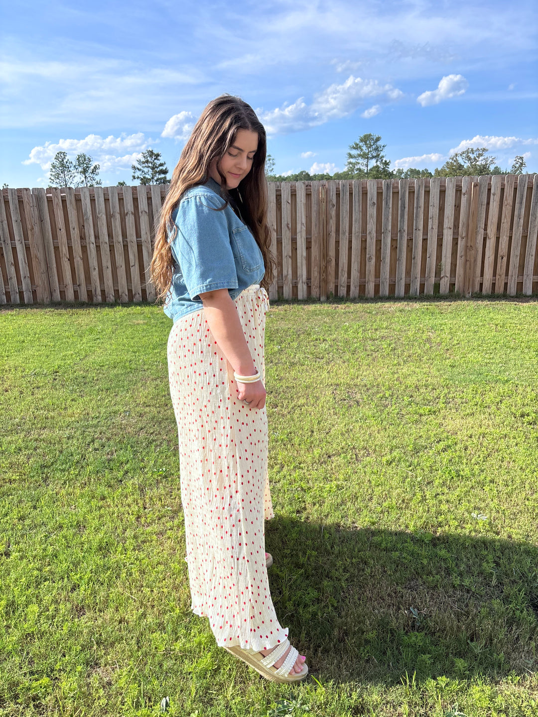 Cherry Pie Wide Leg Pant