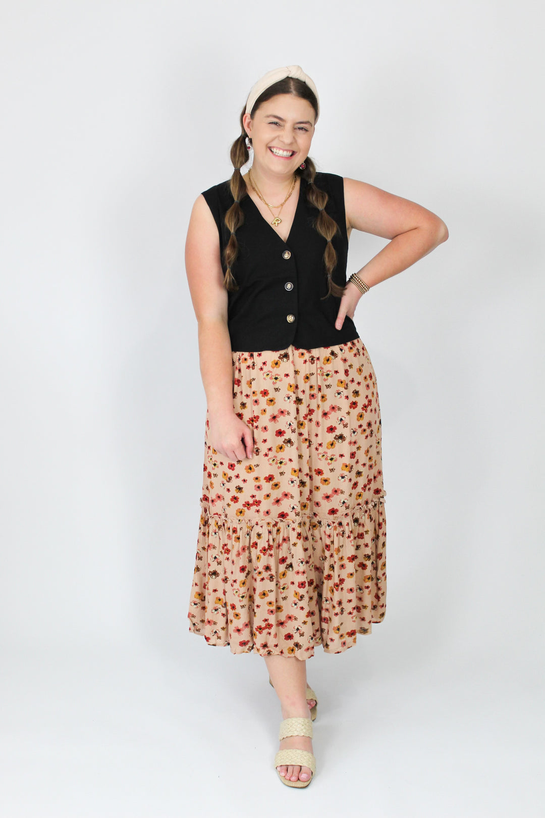 Beautiful Day Midi Skirt