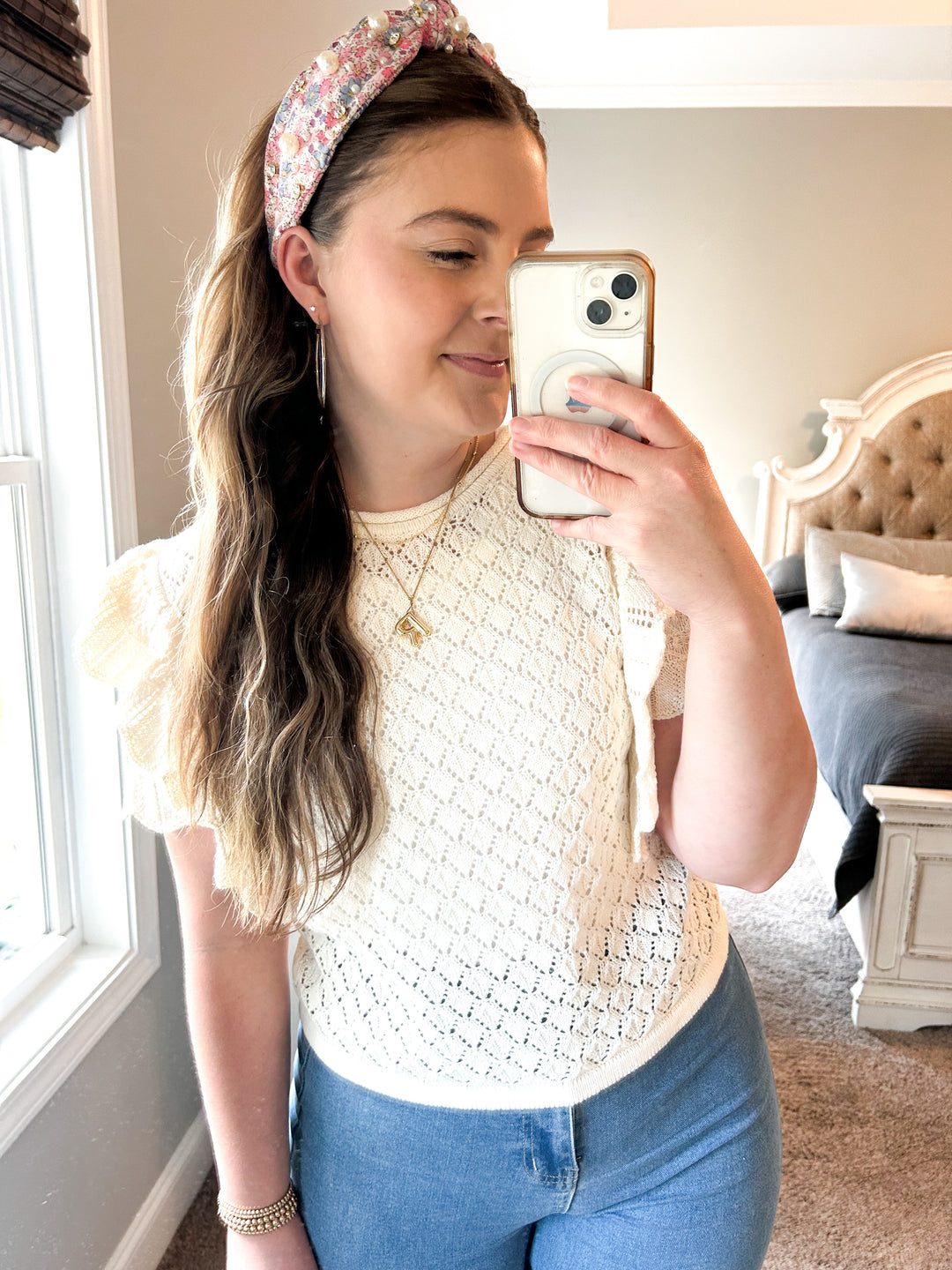 Cotton Field Knit Top