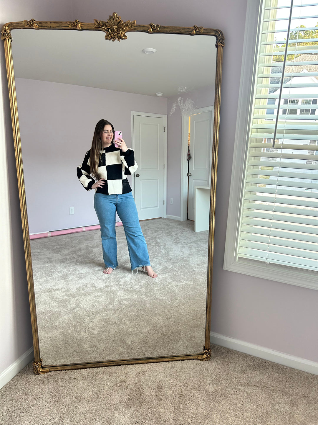 Good Things Checker Sweater