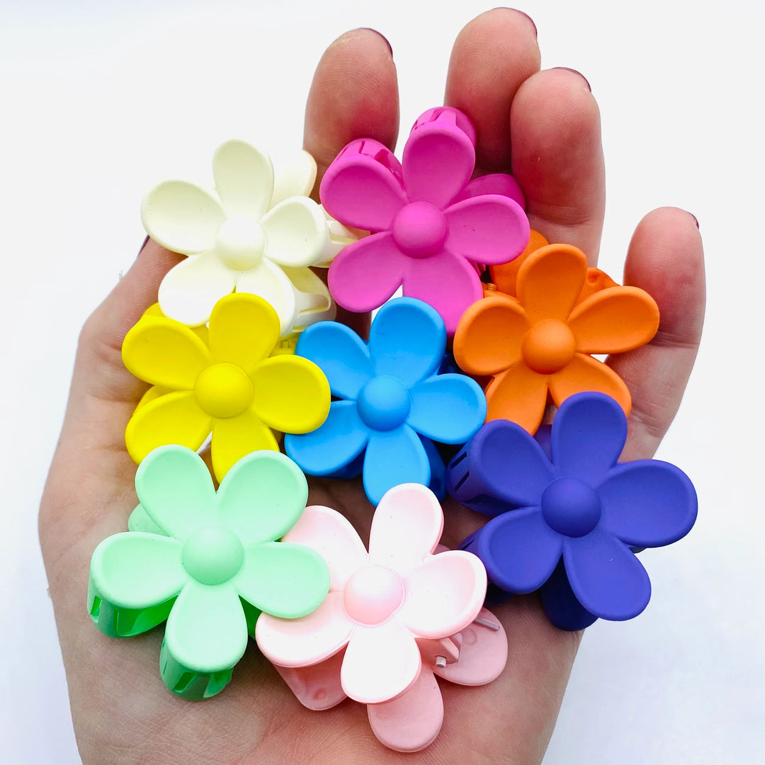 Flower Mini Claw Clips