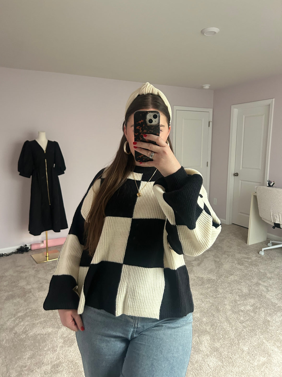 Good Things Checker Sweater