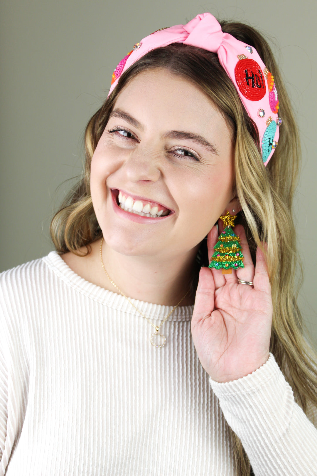 Christmas Beaded Headbands