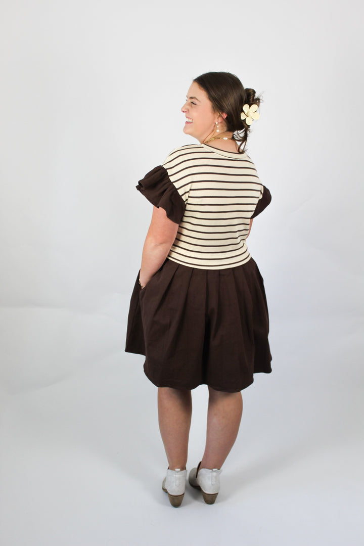 Chocolate Stripe Dress