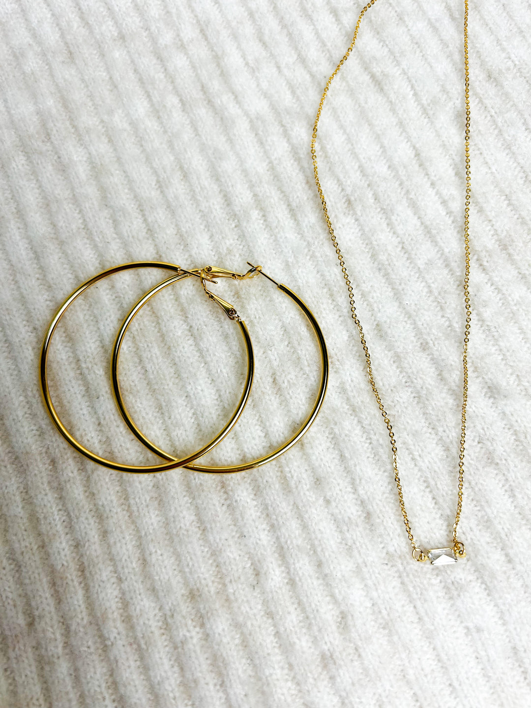 Single Diamond Gold Necklace