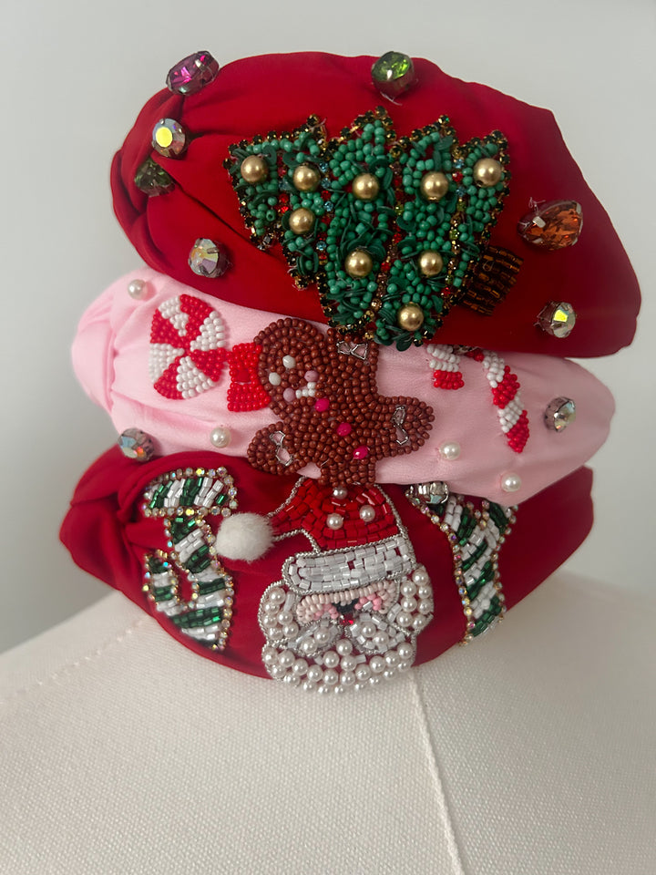 Christmas Beaded Headbands