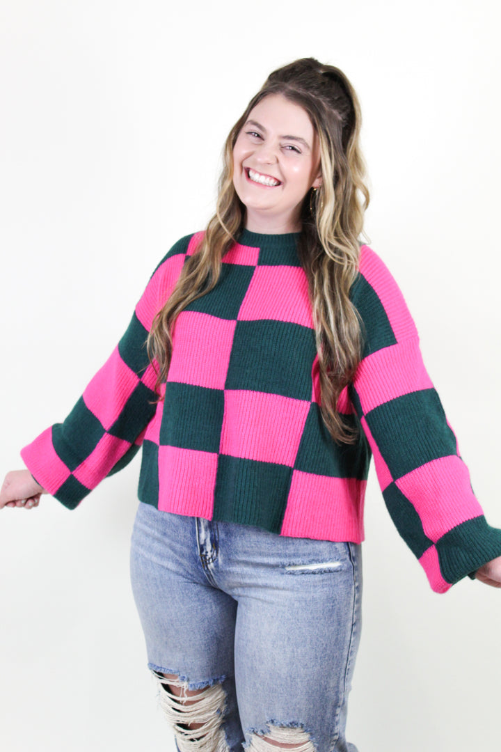 Candyland Balloon Sleeve Sweater