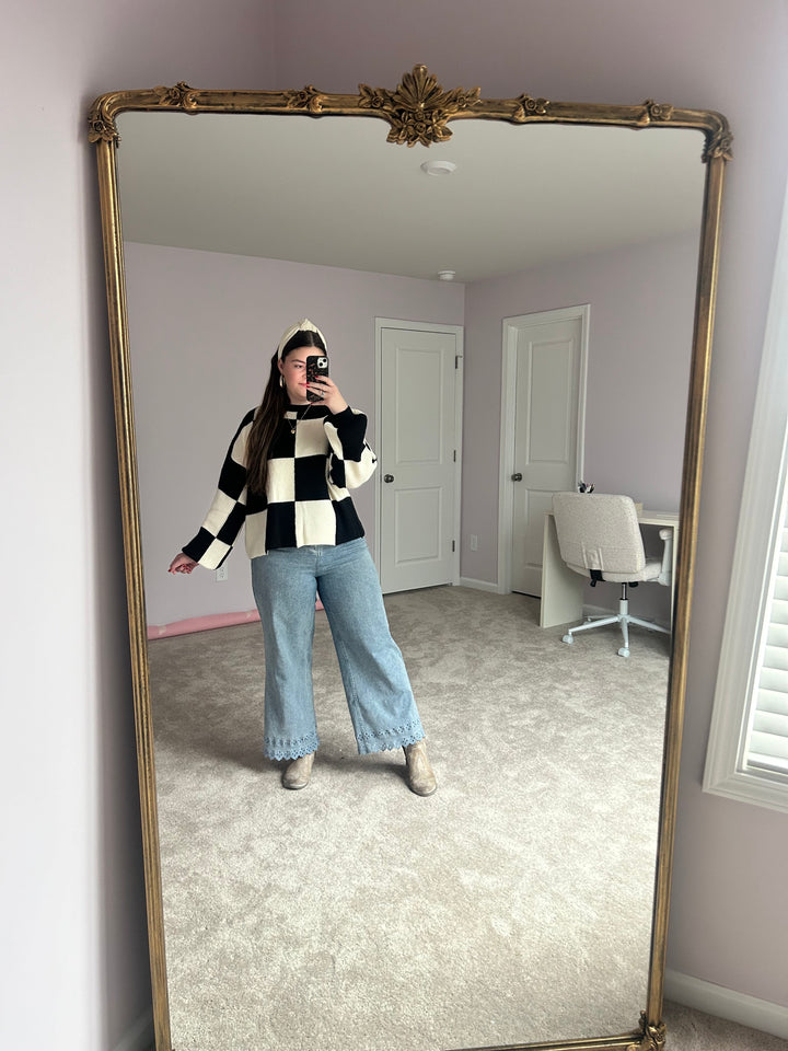 Good Things Checker Sweater