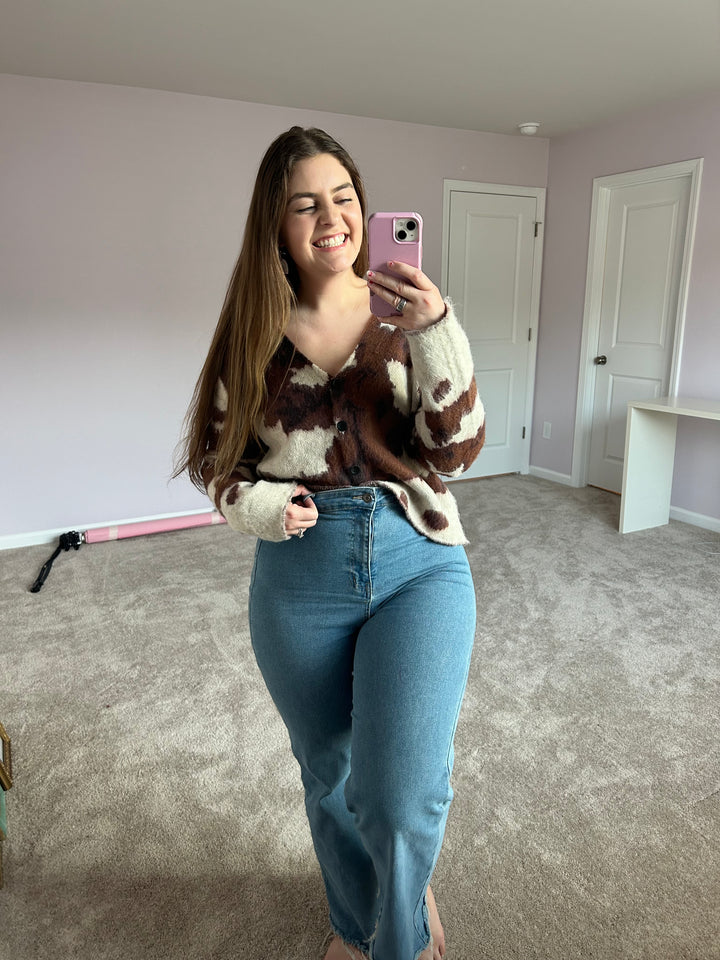 Cowhide Cardigan