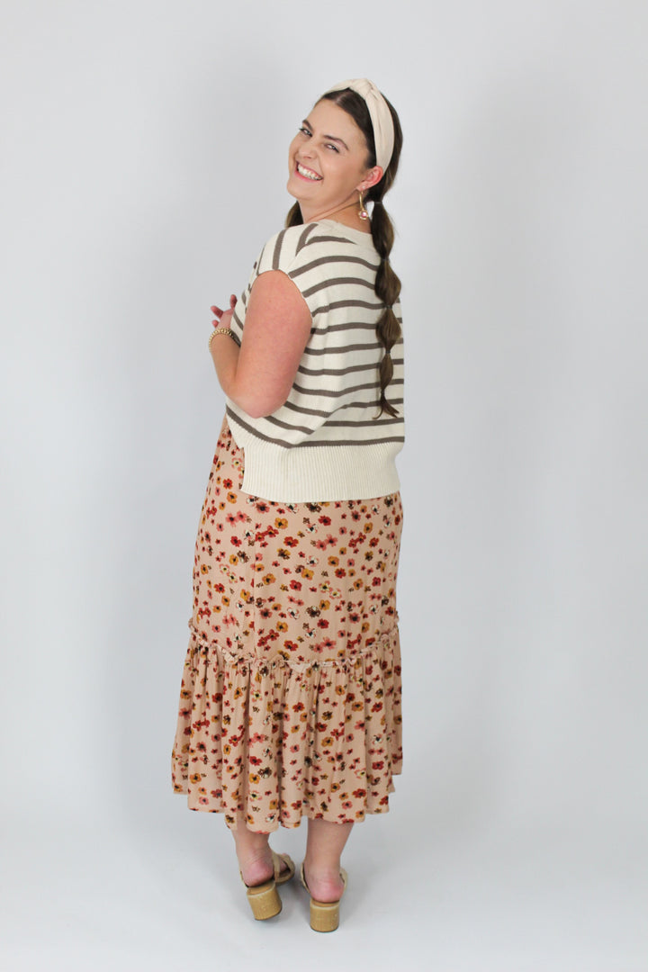 Beautiful Day Midi Skirt