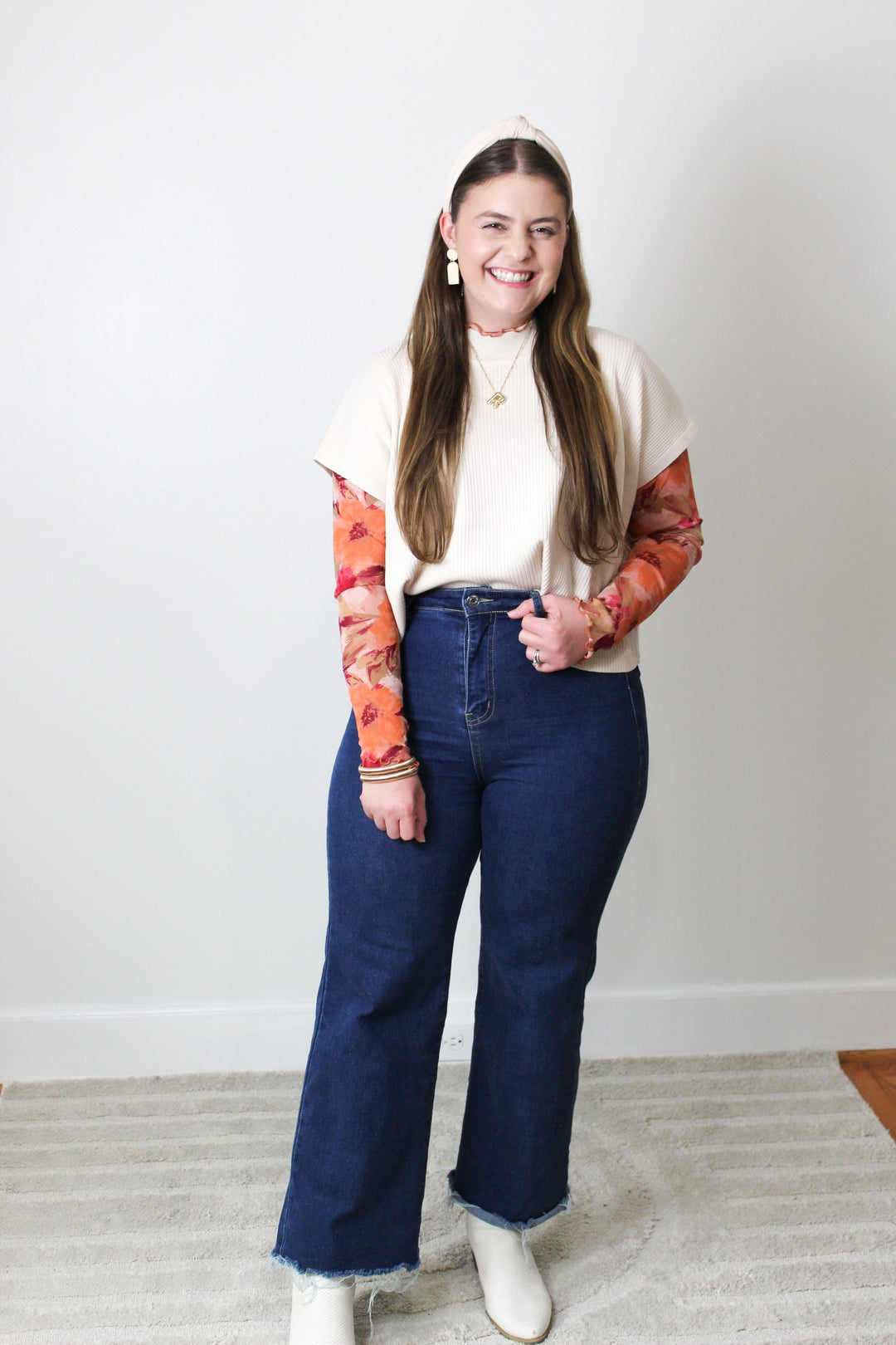 Fall Foliage Burnout Top